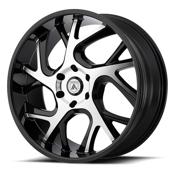 Asanti ABL-16 Gloss Black with Machined Face