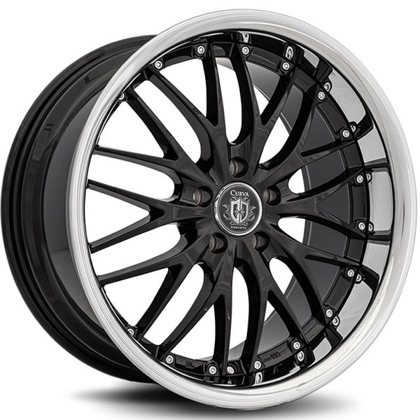 Curva Concepts C3 Black with Stainless Steel Lip