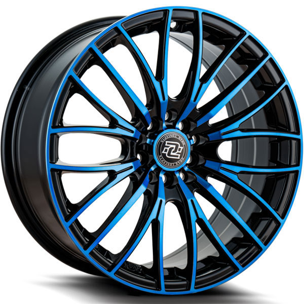Drag Concepts R37 Gloss Black with Blue Machined Face