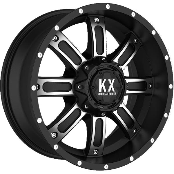 KX Offroad CP71 Matte Black with Machined Face