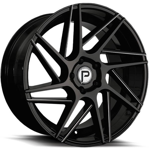 Pinnacle P104 Swerve Gloss Black with Milled Spokes