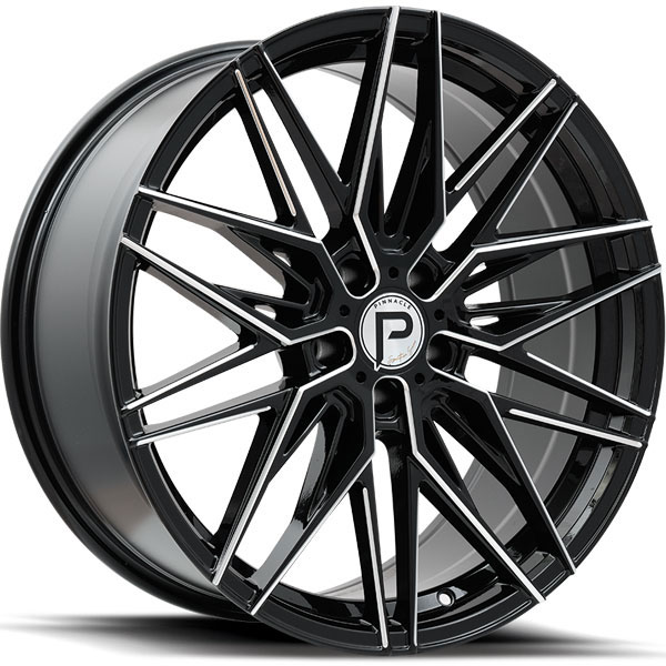 Pinnacle P210 Majestic Gloss Black with Milled Spokes
