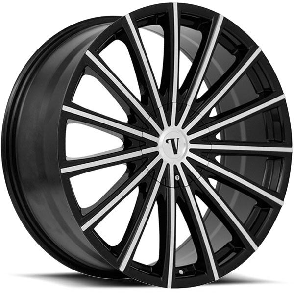 Velocity VW 10 Black with Machined Face