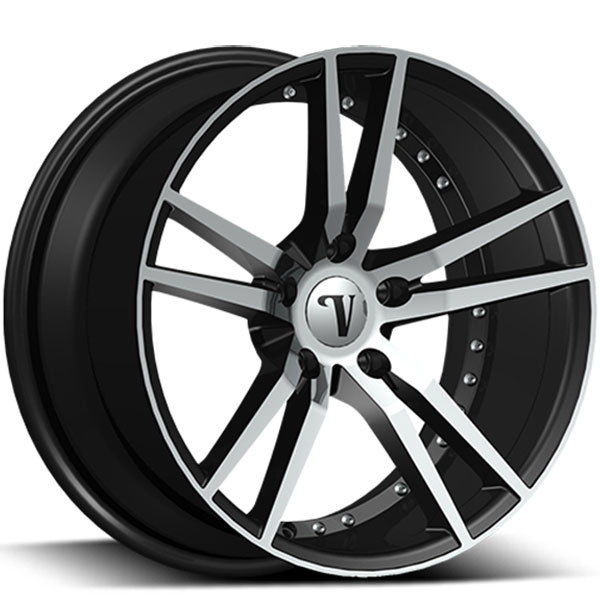 Velocity VW 20 Black with Machined Face