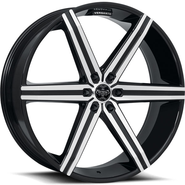 Versante 228 Black with Machined Face and Stripe 6 Lug