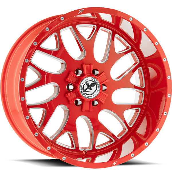 XF Off-Road XFX-301 Red with Milled Spokes