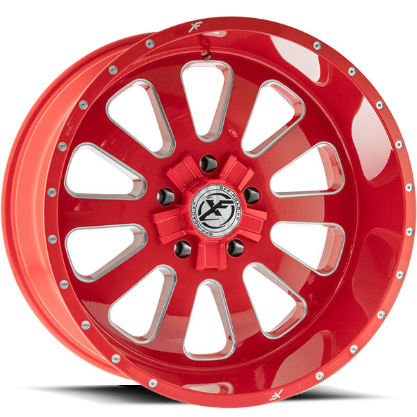 XF Off-Road XFX-302 Red with Milled Spokes